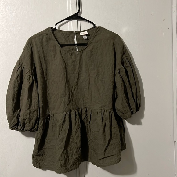 Large hunter green dressy shirt from target - Picture 1 of 2